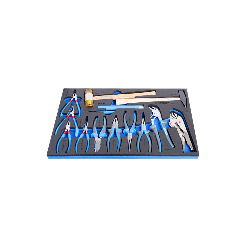 Unior Set of BI pliers and hammer in SOS tool tray 964/51SOS - Adex ...