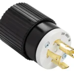 Miller NEMA L16-30P 480 Volt (Three-Phase) Twist Lock Plug 165963