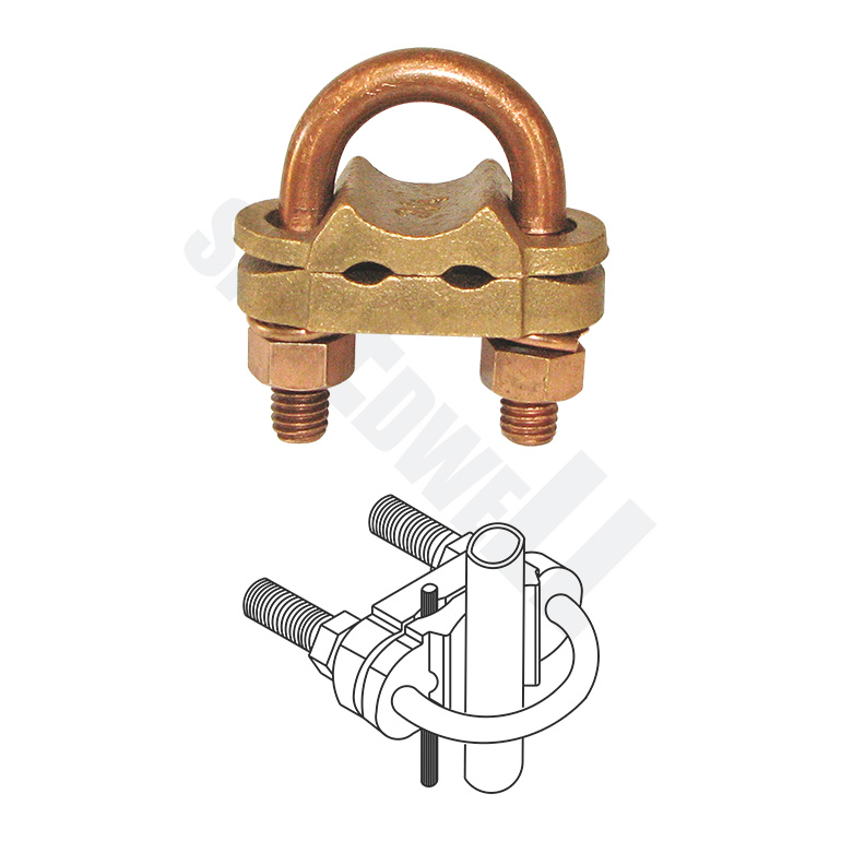 SPEEDWELL U BOLT PIPE TO CABLE CLAMP - TYPE GU
