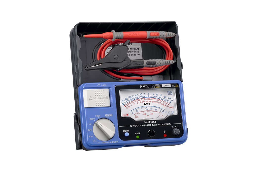 Hioki 3490 Analog MΩ Tester 250/500/1000V 3 Ranges