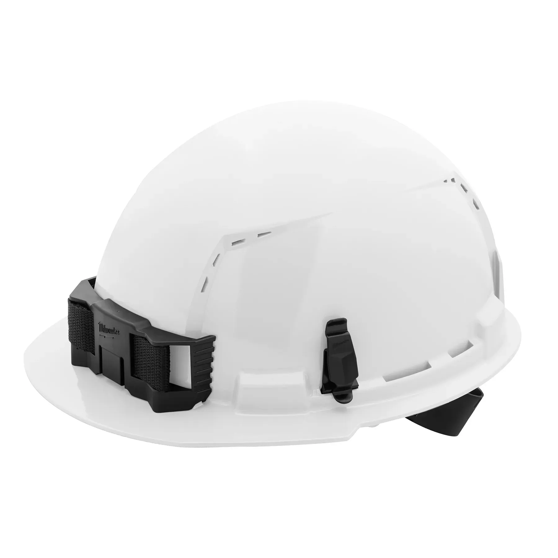 Milwaukee BOLT™ White Front Brim Vented Hard Hat w/4pt Ratcheting Suspension – Type 1, Class C