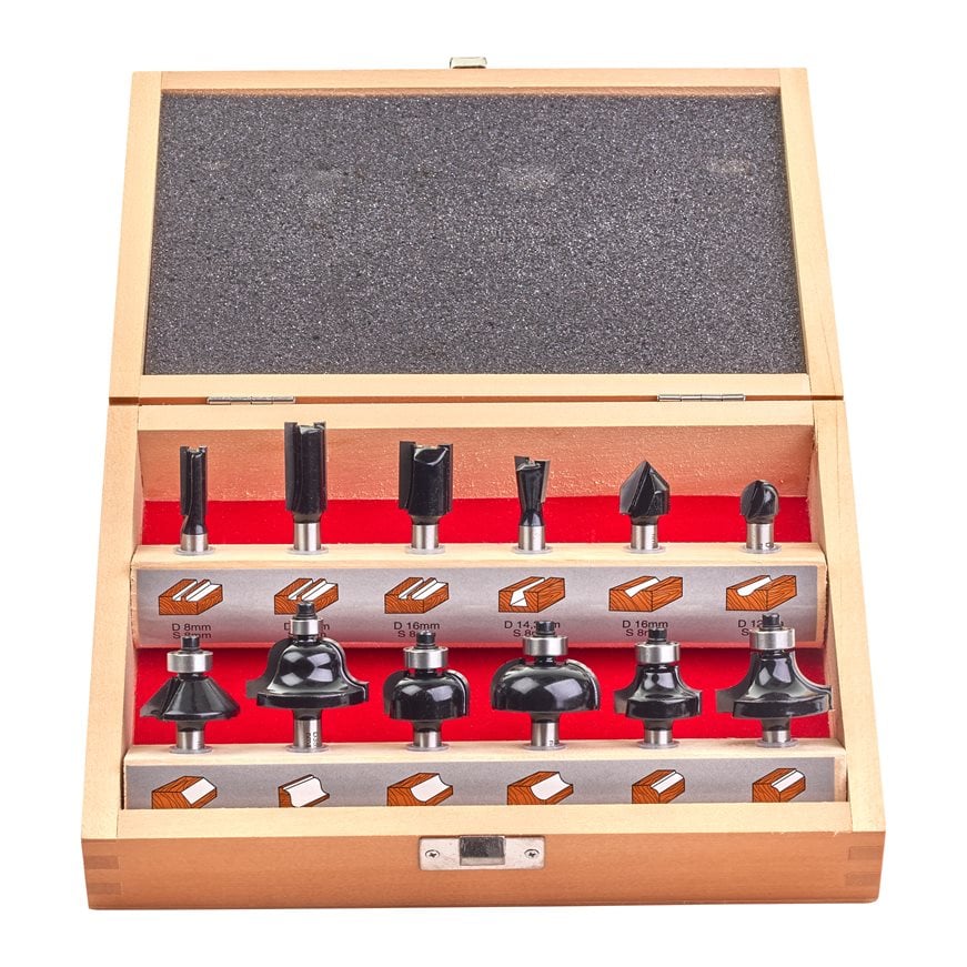 Milwaukee 12 Pcs Router Bit Set