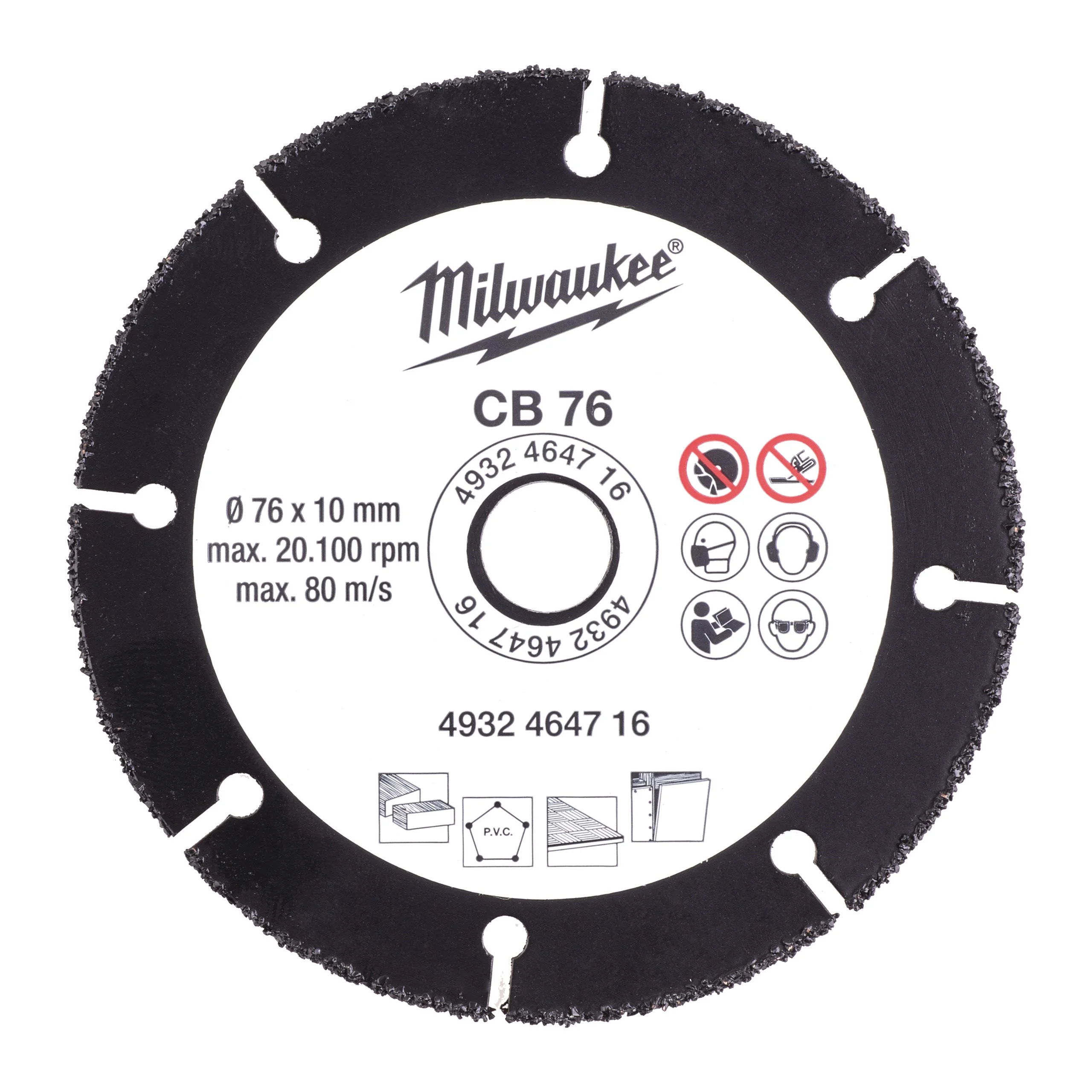 Milwaukee Carbide Blade CB 76 mm (1 pc)
