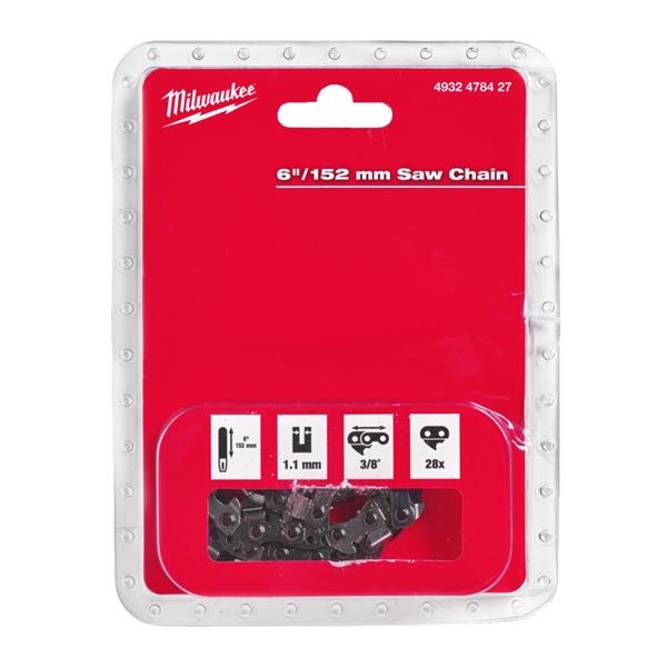 Milwaukee 6″/152mm Replacement Chain for M12FHS Pruning Saw