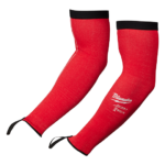 Milwaukee 45cm Cut Level C Protective Sleeves, Red/Black