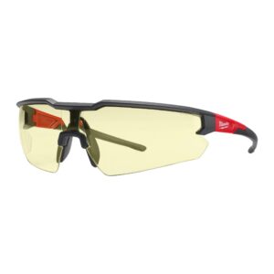 Milwaukee 1 Pc. Enhanced Safety Glasses, Yellow