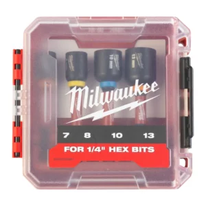 Milwaukee 4 Pc. Mag SHOCKWAVE™ Impact Duty Nut Driver Set