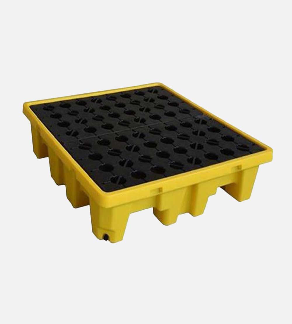 Spill Deck Pallets – 1 Drum, 2 Drum, 4 Drum, 8 Drum