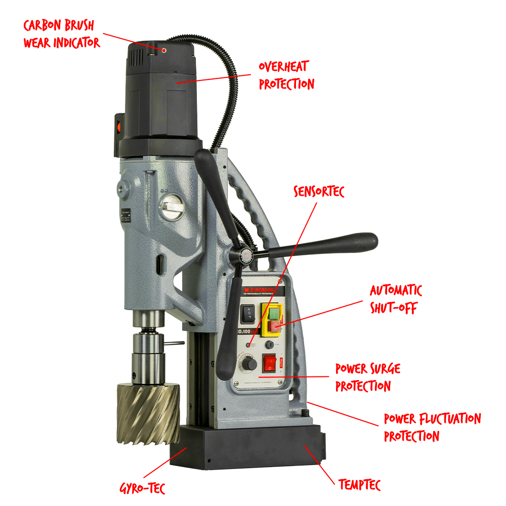 Euroboor ECO.100S+/T Magnetic Drill Machine