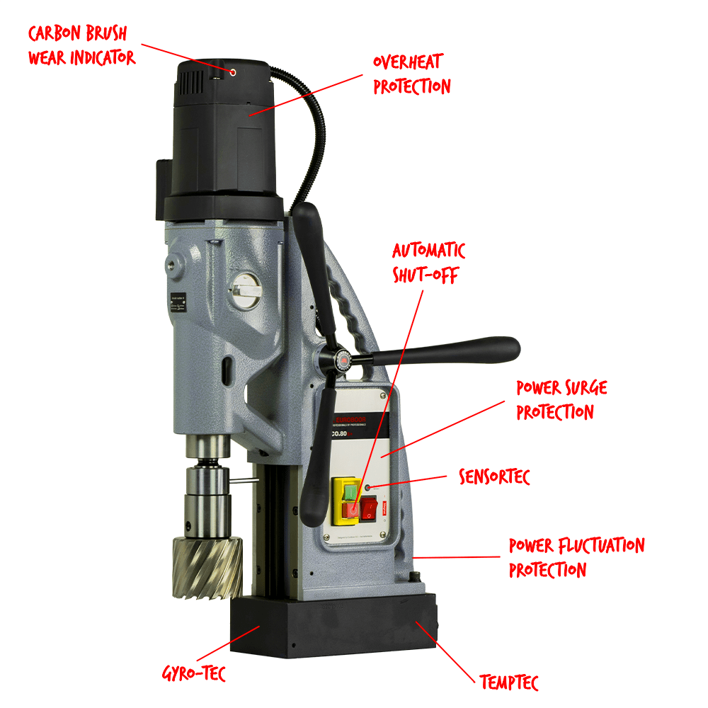 Euroboor ECO.80S+ Magnetic Drill Machine