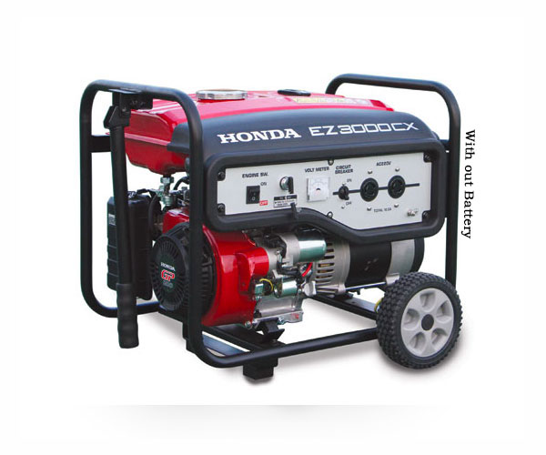 Honda Petrol Generator 2.5KVA, Single Phase EZ3000CX
