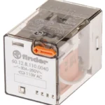 Finder Plug In Power Relay, 110V ac Coil, 10A Switching Current, DPDT