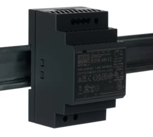 MEAN WELL HDR Switched Mode DIN Rail Power Supply, 85 → 264 V ac, 120 → 370V dc, 12V dc dc Output, 4.5A