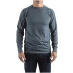 Milwaukee HT LS BLU XL Hybrid T-Shirt Long Sleeve, Blue, Size XL