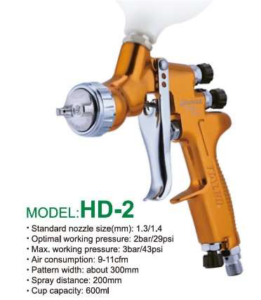 ITALCO HD-2, HVLP, 1.4mm spray gun