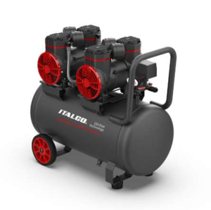 ITALCO OIL FREE AIR COMPRESSOR 1450Wx2, Copper wire - 2-1450X2F50