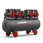 ITALCO OIL FREE AIR COMPRESSOR 1450Wx4, Copper wire 220V - 2-1450X4F120