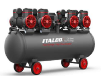 ITALCO OIL FREE AIR COMPRESSOR 1450Wx4, Copper wire 220V - 2-1450X4F120