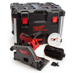 Milwaukee M18FPS55-0P FUEL™ 55 mm Plunge Saw with PACKOUT™ XL Tool Box