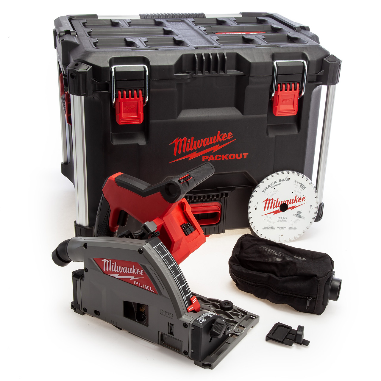 Milwaukee M18FPS55-0P FUEL™ 55 mm Plunge Saw with PACKOUT™ XL Tool Box
