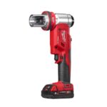 Milwaukee M18HKP-201CA Force Logic™ Hydraulic Knockout Punch Kit with 1 x 2.0 Ah Battery, Charger and Case