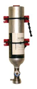 BW Honeywell MK-CG2-58 Wall Mount for 34, 58, 103 L Gas Cylinders, Red