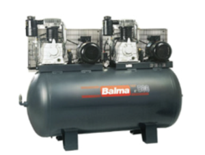 BALMA AIR COMPRESSOR 500LTR DOUBLE HEAD 5.5 HP + 5.5 HP  MADE IN ITALY
