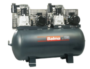 BALMA AIR COMPRESSOR 500LTR DOUBLE HEAD 7.5 HP + 7.5 HP MADE IN ITALY