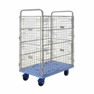 Prestar 900x600mm Steel & Metal Double Side Platform Net Trolley, PF-307CW-P