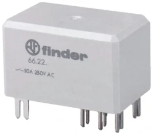 Finder PCB Mount Power Relay, 24V dc Coil, 50A Switching Current, DPST
