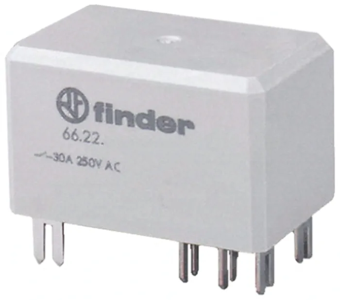 Finder PCB Mount Power Relay, 24V dc Coil, 50A Switching Current, DPST