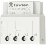 Finder Switch Box Power Relay, 12V ac Coil, 12A Switching Current, SPST