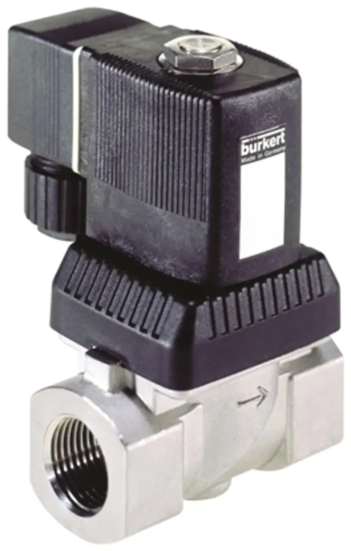 Burkert Solenoid Valve 222124, 2 port(s) , NC, 110 V ac, 3/4in