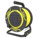 STANLEY Cable Reel 4 Sockets 25M Cable - SXECFL26HSE