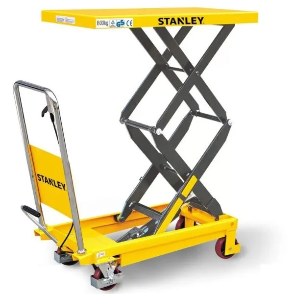 STANLEY Table Lifter Trolley Double Scissor Mechanism 800 Kg Lifting Capacity - SXWTI-CTABL-XX800
