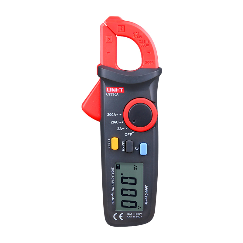 Uni-T True RMS Mini Clamp Meter, 200A, 17mm Jaw, CAT II 600V