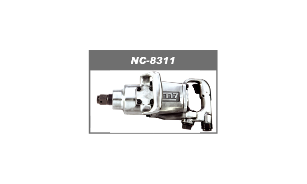 MIGHTY SEVEN NC-8311 1 INCH DRIVE AIR IMPACT WRENCH, 1800 FT-LB (2441 NM) MAX TORQUE, 4000 RPM