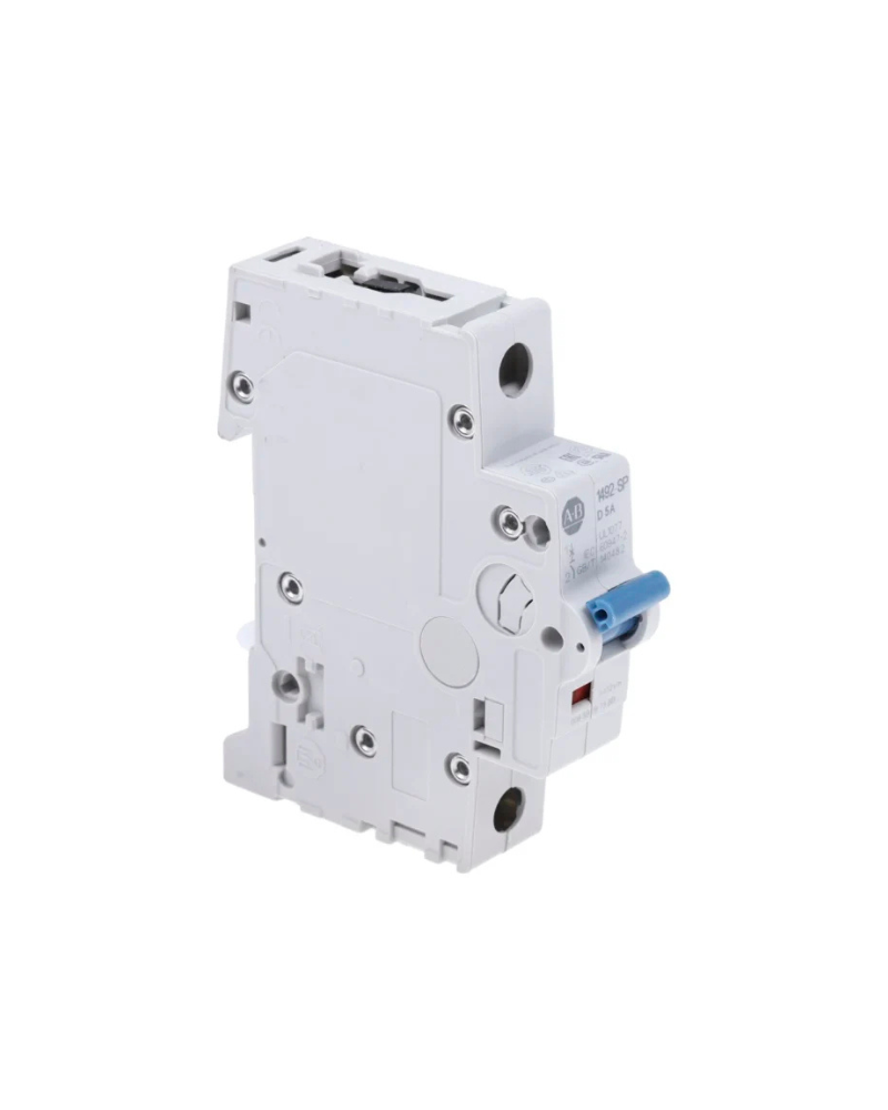 Allen Bradley 1492 1492-SPM MCB, 1P, 5A Curve D, 277V AC, 48V DC, 10 kA Breaking Capacity
