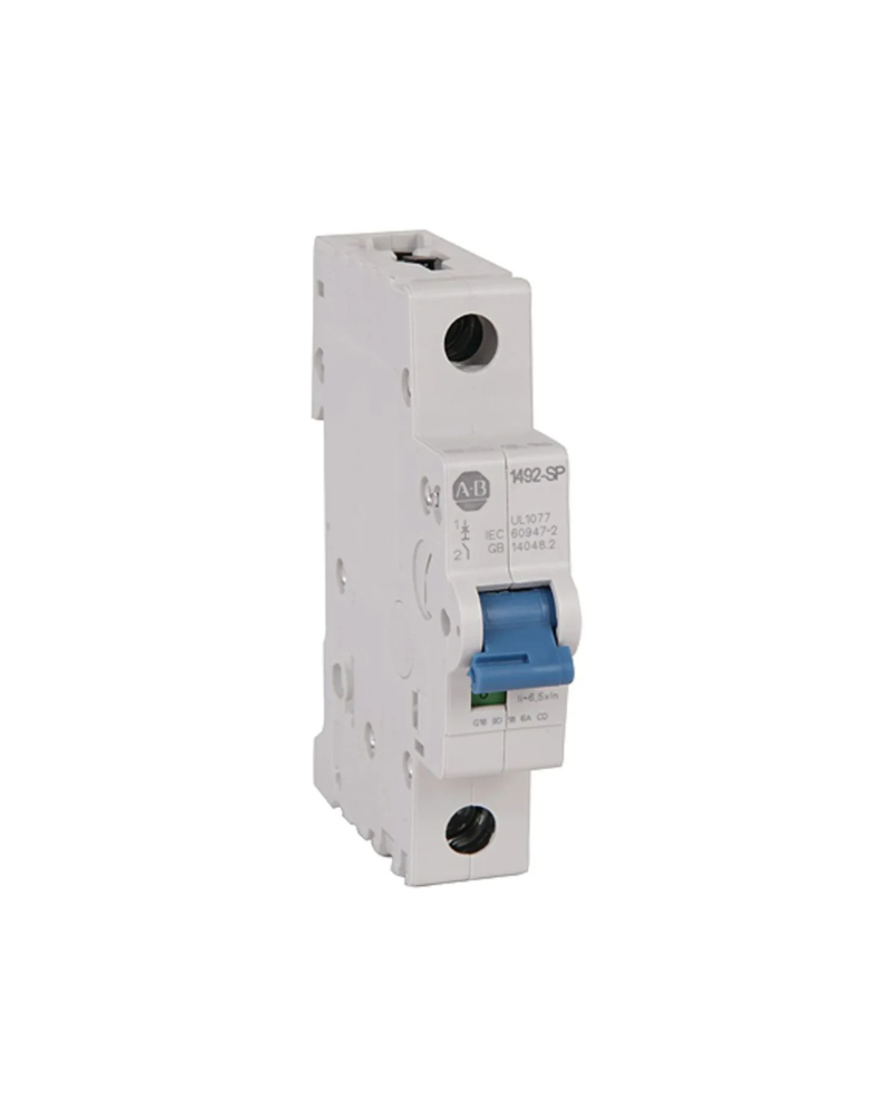 Allen Bradley 1492 1492-SPM MCB, 1P, 4A Curve D, 277V AC, 48V DC, 10 kA Breaking Capacity