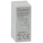 Lovato DIN Rail Non-Latching Relay, 24V ac Coil, 8A Switching Current, DPDT