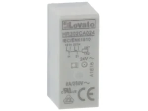 Lovato DIN Rail Non-Latching Relay, 24V ac Coil, 8A Switching Current, DPDT