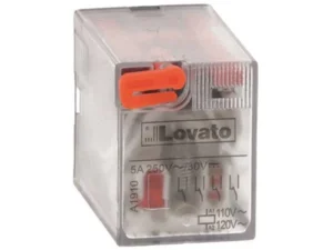 Lovato DIN Rail Non-Latching Relay, 230V ac Coil, 7A Switching Current, DPDT