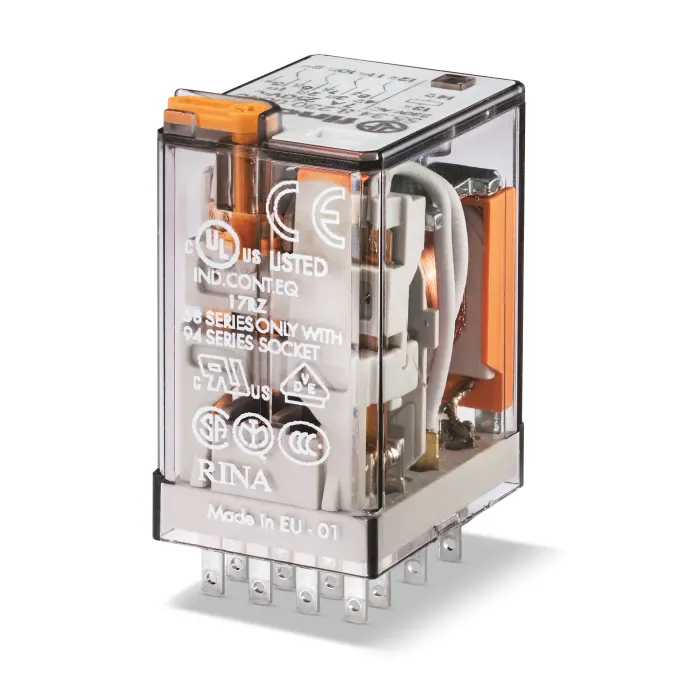 Finder Plug In Relay, 48V dc Coil, 10A Switching Current