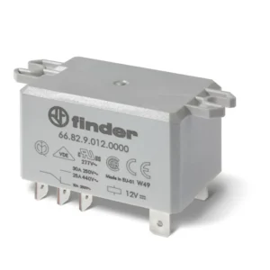 Finder Flange Mount Relay, 12V dc Coil, 30A Switching Current