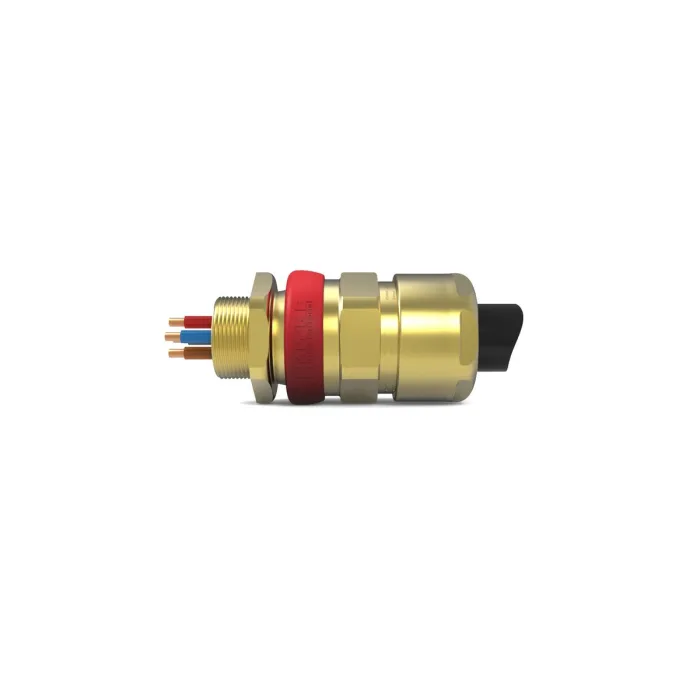 Hawke ICG/653/UNIV Series Brass Brass Cable Gland, M50 Thread, 36mm Min, 52.6mm Max, IP66, IP67, IP68