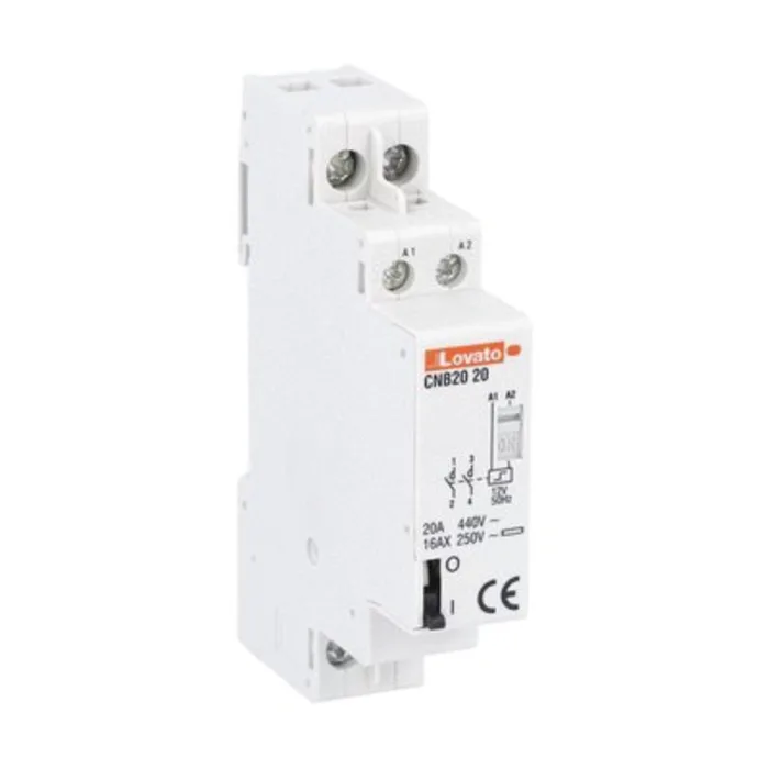 Lovato DIN Rail Latching Latching Relay, 24V Coil, 20A Switching Current, SPDT