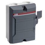 ABB Isolator 25A 2 Pole Grey Enclosure KSE225DP 2CMA142411R1000