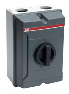 ABB Isolator 63A 4 Pole Grey Enclosure KSE463 TPSN 2CMA144582R1000