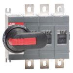 ABB ISOLATOR OT630E03P 630A 3 Pole ROT.SW+HAND+SHAFT 1SCA022718R8940