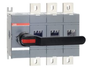 ABB ISOLATOR OT1000E03P (OETL1000K3)1000A 3 Pole ROT.SW+HAND+SHAFT 1SCA022860R5930